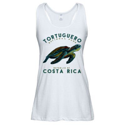 Costa Rica Sea Turtle Ladies Essential Flowy Tank