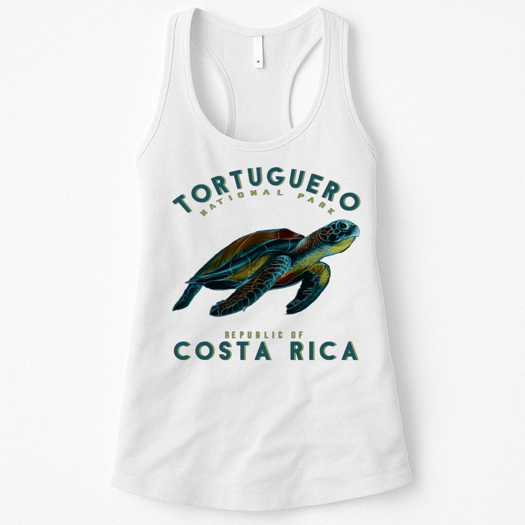 Costa Rica Sea Turtle Womens Tank Top
