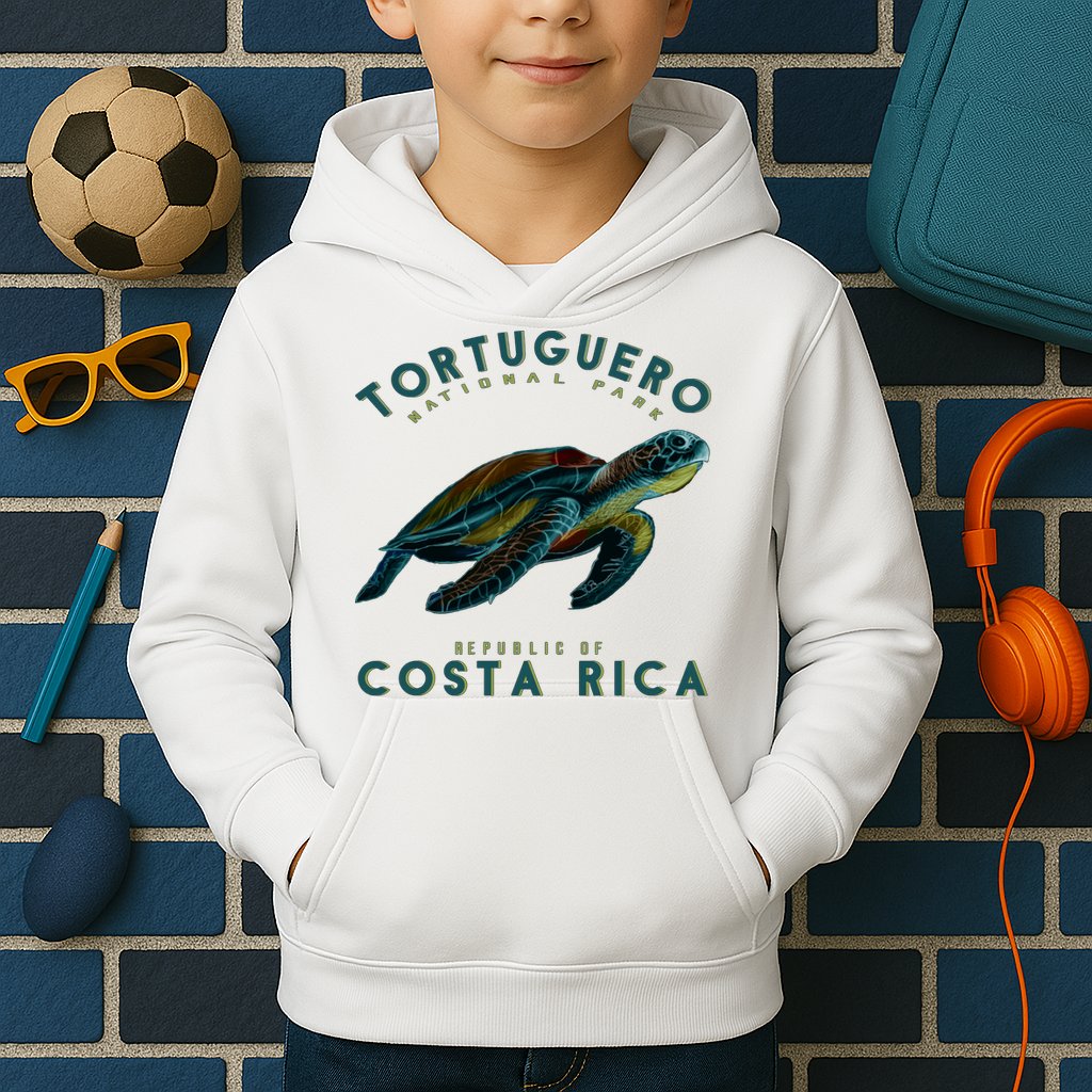 Costa Rica Sea Turtle Kids Hoodie