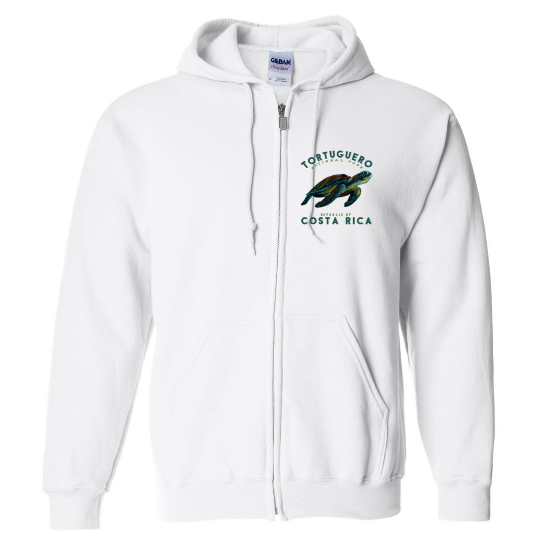 Costa Rica Sea Turtle Full Zip Hoodie