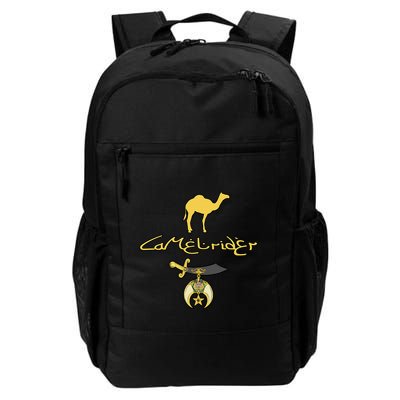 Camel Rider Shriner Masonic Symbol Freemason Daily Commute Backpack