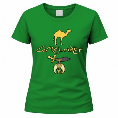 Camel Rider Shriner Masonic Symbol Freemason Women's T-Shirt