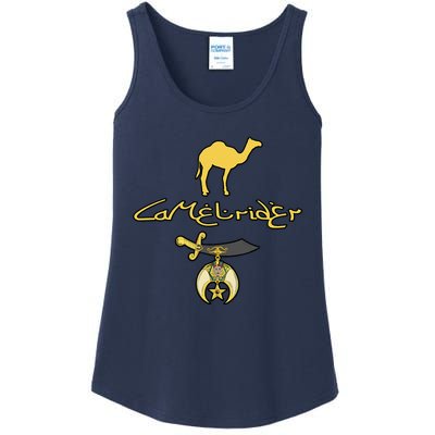 Camel Rider Shriner Masonic Symbol Freemason Ladies Essential Tank