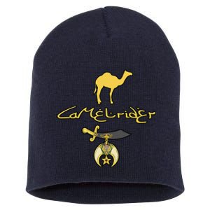 Camel Rider Shriner Masonic Symbol Freemason Short Acrylic Beanie