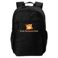 Crab Rangoon Slut Crab Rangoon Lovers Daily Commute Backpack