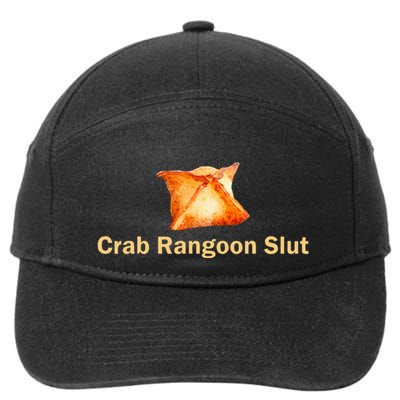 Crab Rangoon Slut Crab Rangoon Lovers 7-Panel Snapback Hat