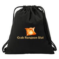 Crab Rangoon Slut Crab Rangoon Lovers Drawstring Bag