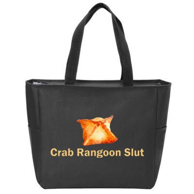 Crab Rangoon Slut Crab Rangoon Lovers Zip Tote Bag