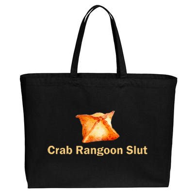 Crab Rangoon Slut Crab Rangoon Lovers Cotton Canvas Jumbo Tote