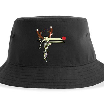 Christmas Reindeer Speculum Nurse Obgyn Obstetrics Doula Sustainable Bucket Hat