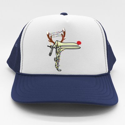 Christmas Reindeer Speculum Nurse Obgyn Obstetrics Doula Trucker Hat