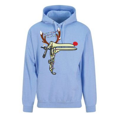 Christmas Reindeer Speculum Nurse Obgyn Obstetrics Doula Unisex Surf Hoodie