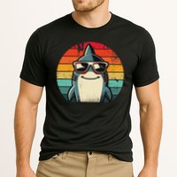 Cool Retro Shark In Sunglasses 70s 80s 90s Funny Shark Performance Shirt