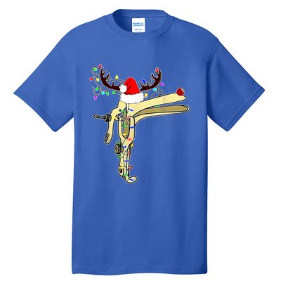 Christmas Reindeer Speculum Nurse Obgyn L And D Nursing Xmas Gift Tall T-Shirt