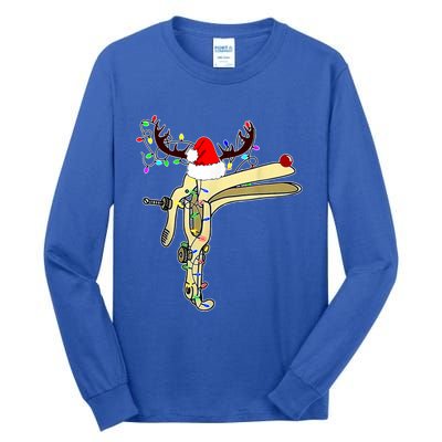 Christmas Reindeer Speculum Nurse Obgyn L And D Nursing Xmas Gift Tall Long Sleeve T-Shirt