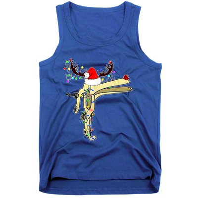 Christmas Reindeer Speculum Nurse Obgyn L And D Nursing Xmas Gift Tank Top