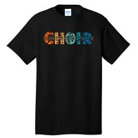 Choir Retro Singer Music Group Teacher Choir Directors Tall T-Shirt