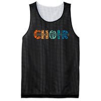 Choir Retro Singer Music Group Teacher Choir Directors Mesh Reversible Basketball Jersey Tank