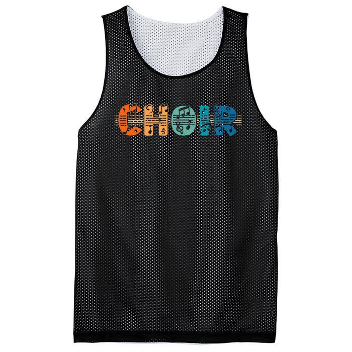 Choir Retro Singer Music Group Teacher Choir Directors Mesh Reversible Basketball Jersey Tank