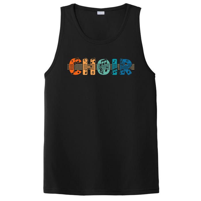 Choir Retro Singer Music Group Teacher Choir Directors PosiCharge Competitor Tank