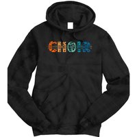 Choir Retro Singer Music Group Teacher Choir Directors Tie Dye Hoodie