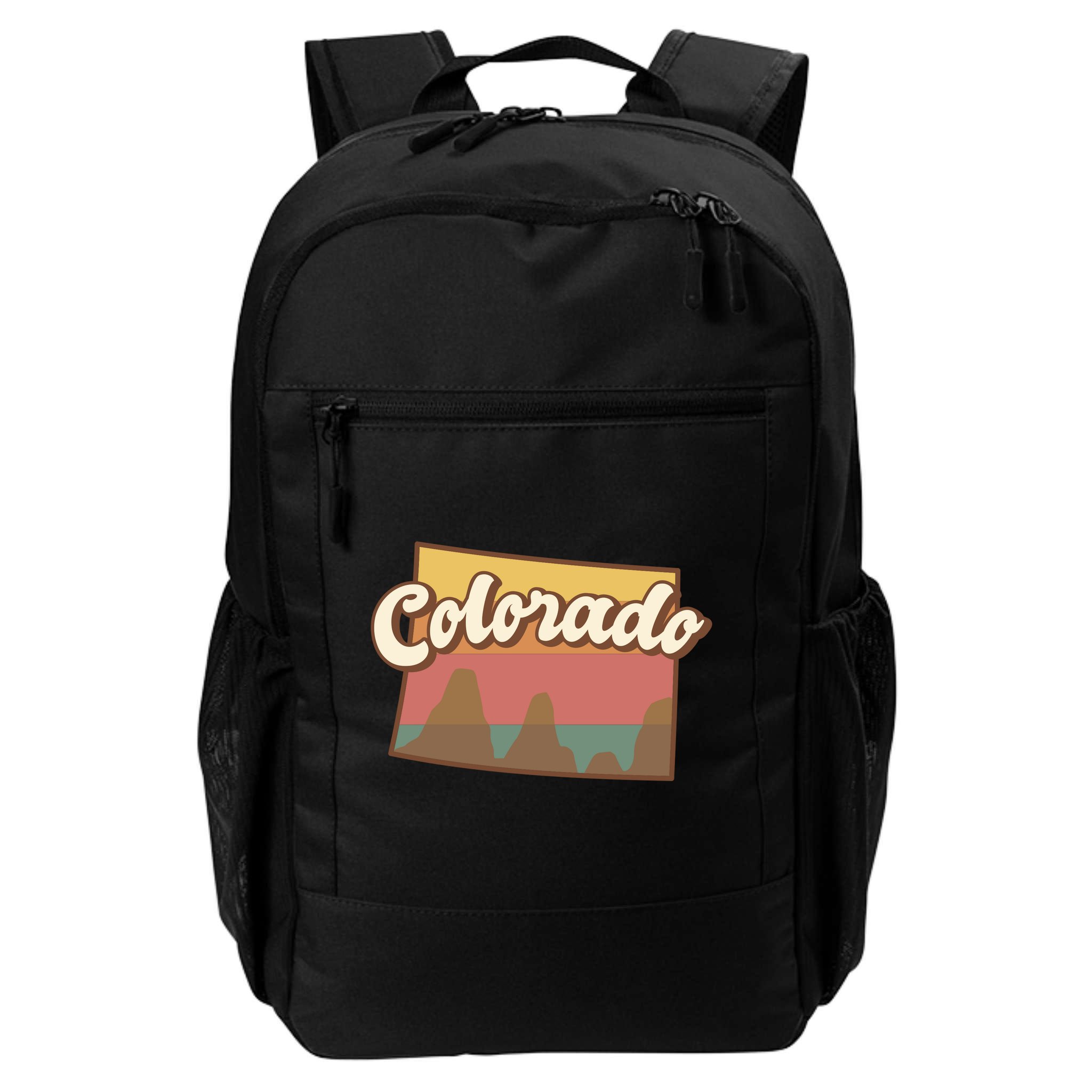 Colorado Retro Sunset Logo Backpack
