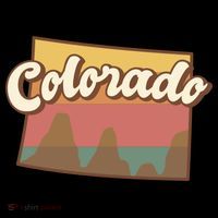 Colorado Retro Sunset Logo Wool Snapback Cap