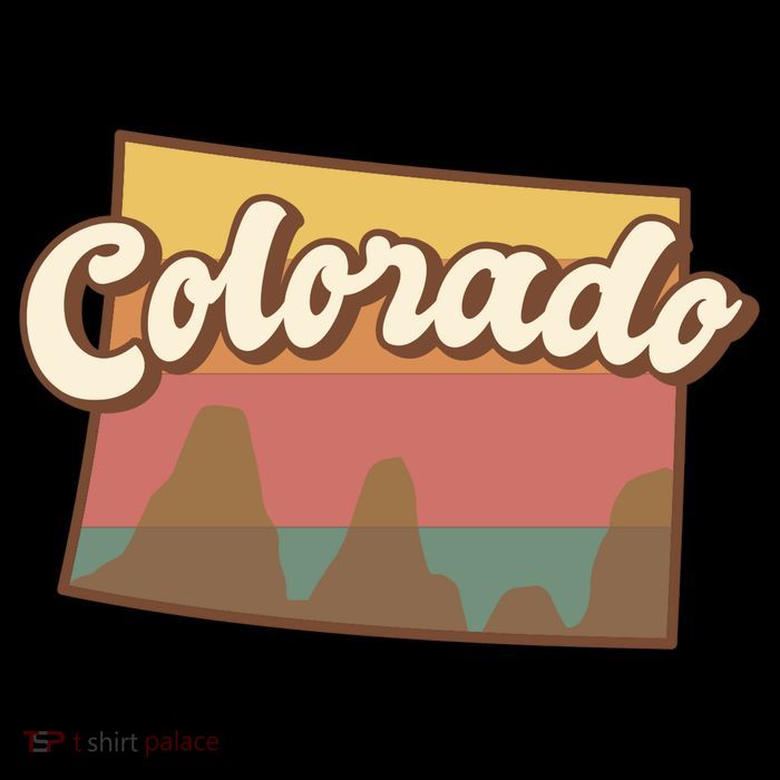 Colorado Retro Sunset Logo Wool Snapback Cap
