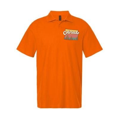 Colorado Retro Sunset Logo Softstyle Adult Sport Polo