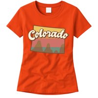 Colorado Retro Sunset Logo Womens T-Shirt
