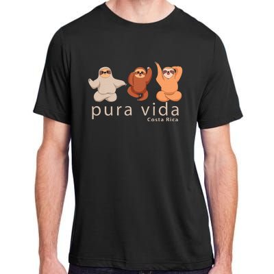 Costa Rica Sloth Adult ChromaSoft Performance T-Shirt