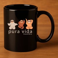 Costa Rica Sloth 11oz C Handle Ceramic Mug