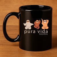 Costa Rica Sloth 11oz C Handle Ceramic Mug