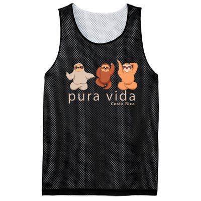 Costa Rica Sloth Mesh Reversible Basketball Jersey Tank