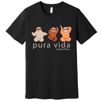 Costa Rica Sloth Premium T-Shirt