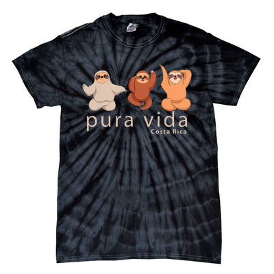 Costa Rica Sloth Tie-Dye T-Shirt