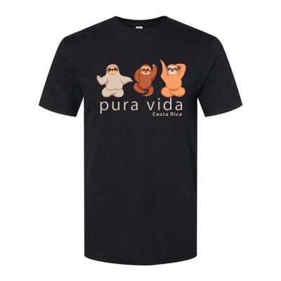 Costa Rica Sloth Softstyle CVC T-Shirt