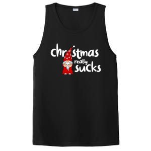 Christmas Really Sucks Gnome For Christmas Muffles Meaningful Gift PosiCharge Competitor Tank