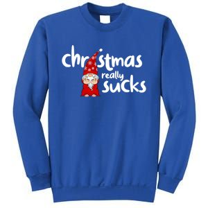 Christmas Really Sucks Gnome For Christmas Muffles Meaningful Gift Sweatshirt