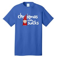 Christmas Really Sucks Gnome For Christmas Muffles Meaningful Gift Tall T-Shirt