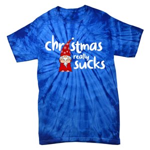 Christmas Really Sucks Gnome For Christmas Muffles Meaningful Gift Tie-Dye T-Shirt