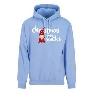 Christmas Really Sucks Gnome For Christmas Muffles Meaningful Gift Unisex Surf Hoodie