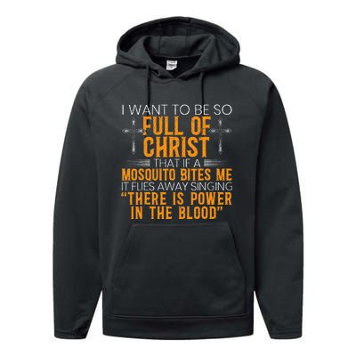 Christian Religious Servant Of God Faithful Jesus Performance Fleece Hoodie