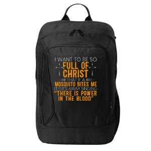 Christian Religious Servant Of God Faithful Jesus City Backpack