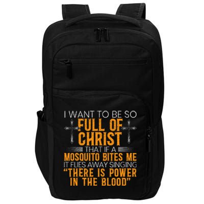 Christian Religious Servant Of God Faithful Jesus Impact Tech Backpack