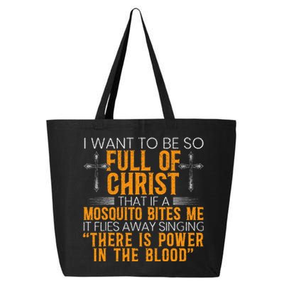 Christian Religious Servant Of God Faithful Jesus 25L Jumbo Tote