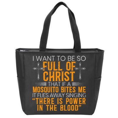 Christian Religious Servant Of God Faithful Jesus Zip Tote Bag