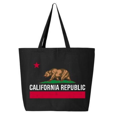 California Republic State Flag Cool Gift 25L Jumbo Tote
