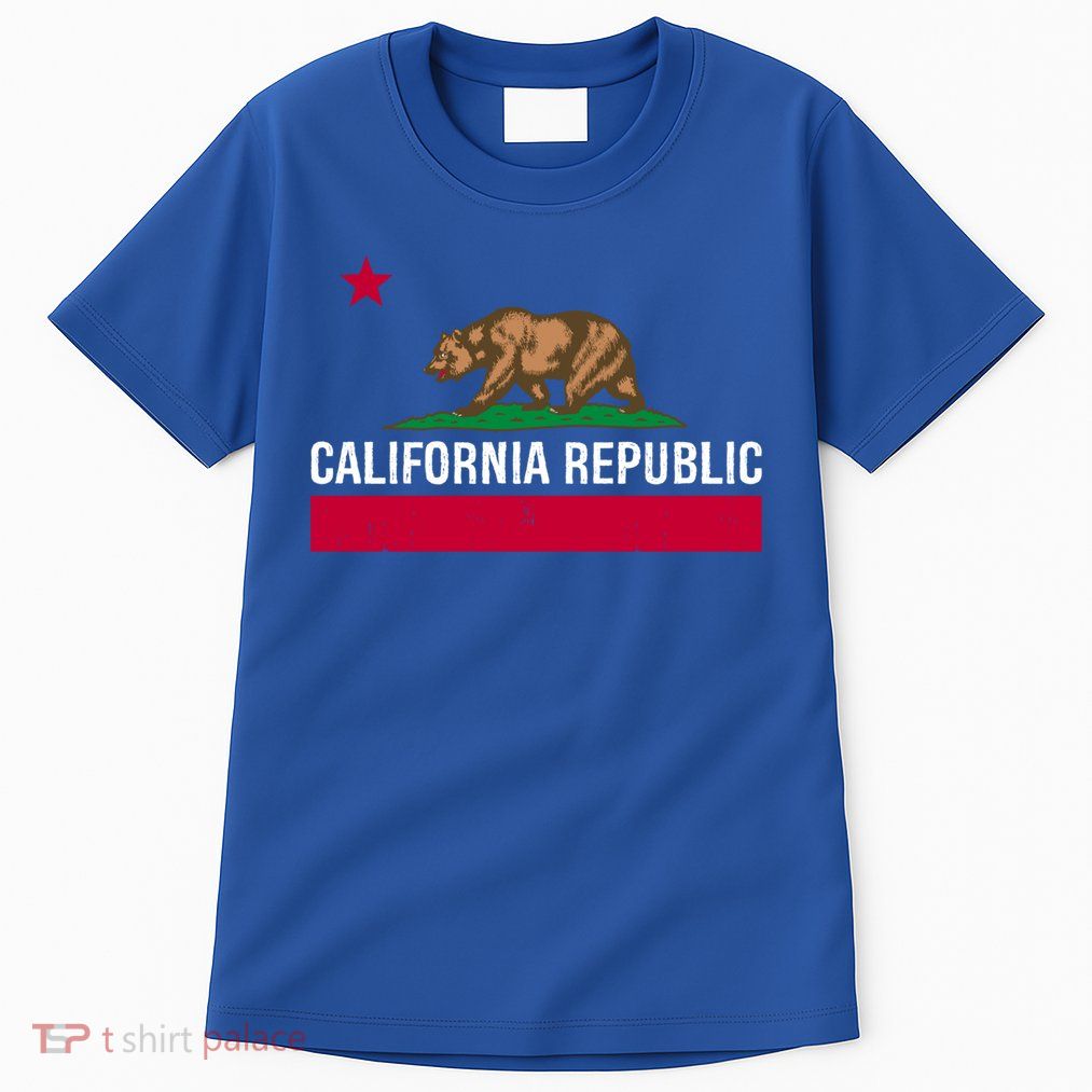 California Republic State Flag Cool Gift Tall T-Shirt