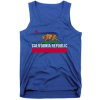 California Republic State Flag Cool Gift Tank Top